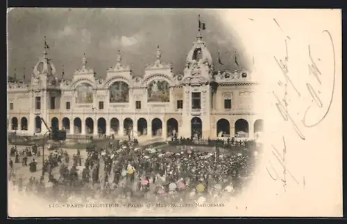 AK Paris, Exposition universelle de 1900, Palais des Manufactures Nationales
