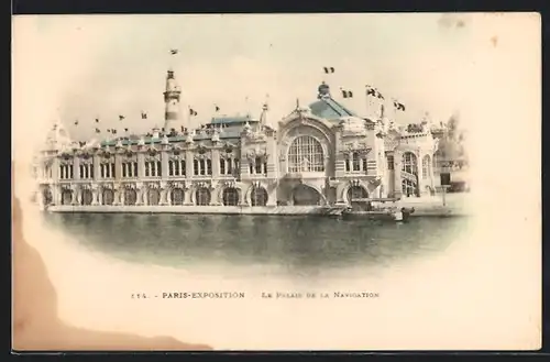 AK Paris, Exposition universelle de 1900, Le Palais de la Navigation