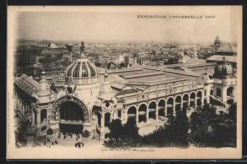 AK Paris, Exposition universelle de 1900, Les Mines et la Métallurgie