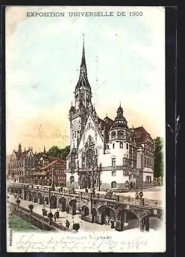 AK Paris, Exposition universelle de 1900, Pavillon Allemand