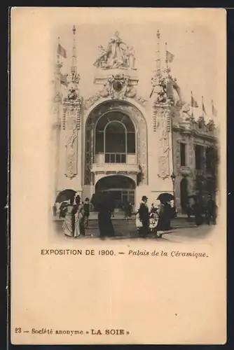 AK Paris, Exposition universelle de 1900, Palais de la Céramique