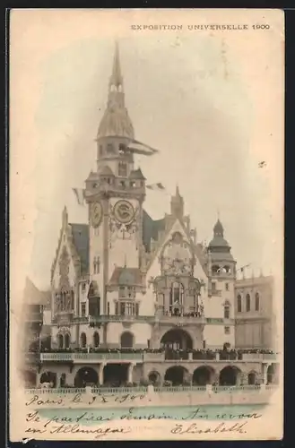 AK Paris, Exposition universelle de 1900, L`Allemagne