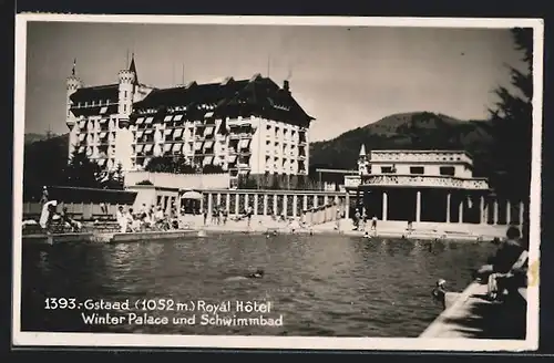 AK Gstaad, Royal Hôtel, Winter Palace und Schwimmbad