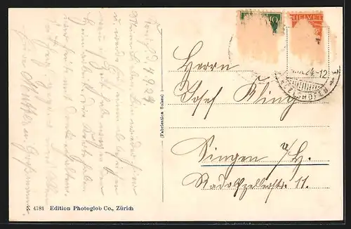 AK Emmishofen, Ortsansicht mit Kreuzlingen