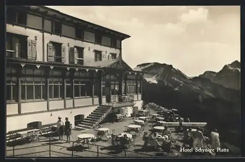 AK Schynige Platte, Blick auf das Hotel