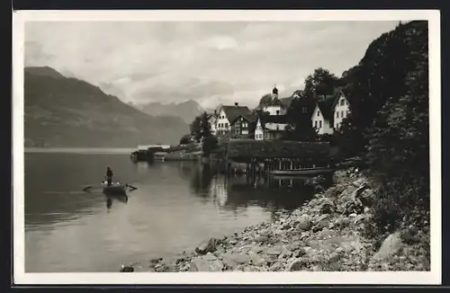 AK Quinten am Walensee, Teilansicht
