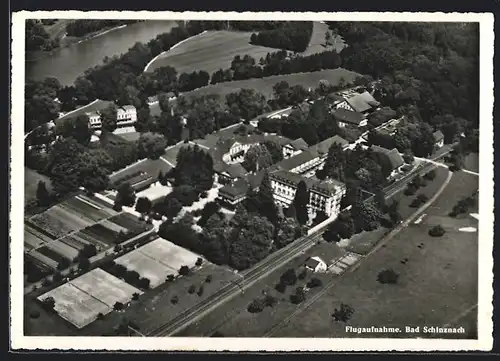 AK Bad Schinznach, Ortsansicht, Fliegeraufnahme