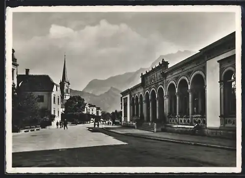 AK Ragaz, Strasse an der Kurhalle