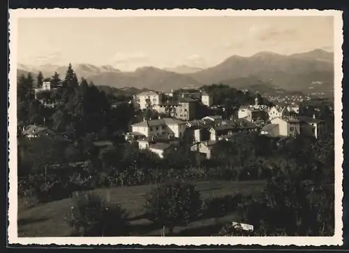 AK Montagnola bei Lugano, Gesamtansicht mit Hinterland