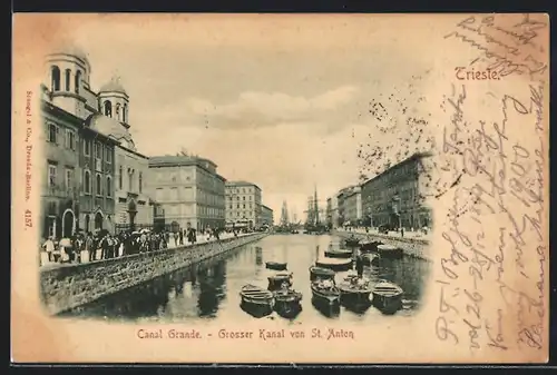 AK Trieste, Grosser Kanal von St. Anton
