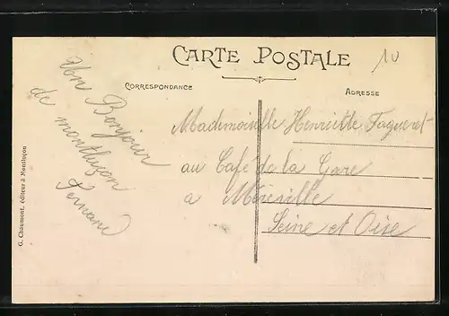 AK Montlucon, Rue de la République un jour de Marché