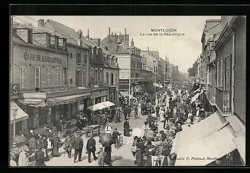 AK Montlucon, Rue de la Rèpublique