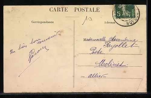 AK Le Donjon, l`Arrivée