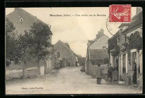 AK Meaulne, Une vieille rue de Meaulne