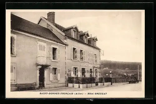 AK Saint-Bonnet-Troncais, Hotel Greuzat
