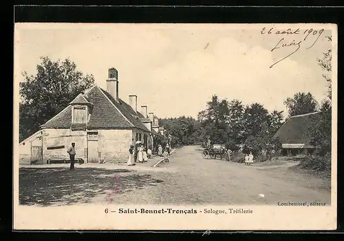 AK Saint-Bonnet-Troncais, Sologne, Tréfilerie