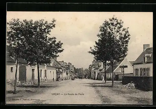 AK Urcay, la Route de Paris