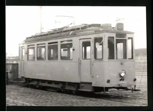 Fotografie unbekannter Fotograf, Ansicht Duisburg, Strassenbahn-Triebwagen Nr. 1198