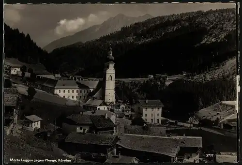 Fotografie unbekannter Fotograf, Ansicht Maria Luggau / Kärnten, Ortsansicht gegen Plenge