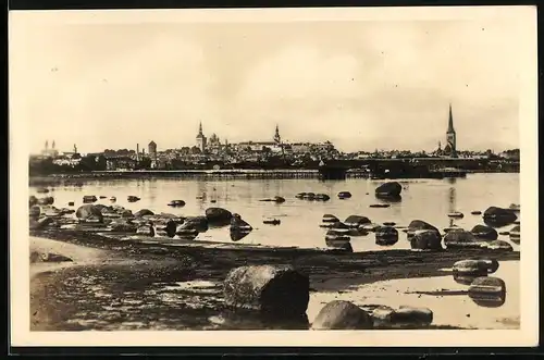 Fotografie unbekannter Fotograf, Ansicht Tallinn - Reval, Stadt-Panorama