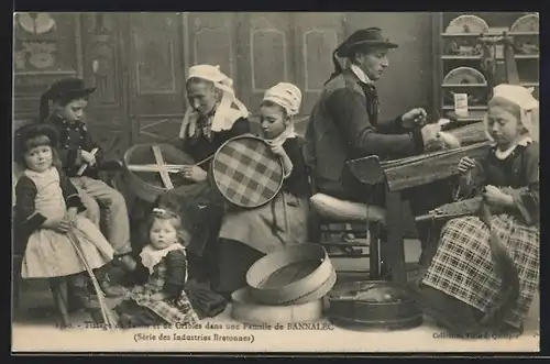 AK Bannalec, Tissage de Tamis et de Cribles dans une famille