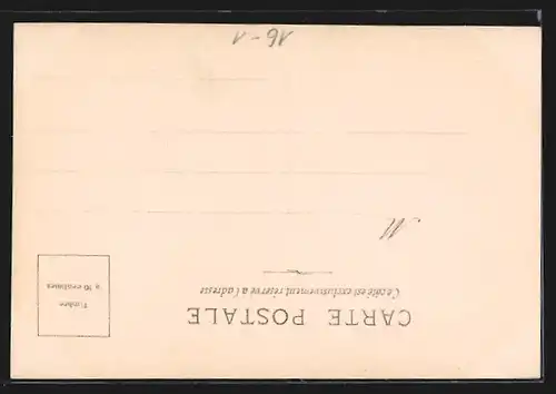 AK Hübsches Fräulein mit Hut durch zerrissene Zeitung