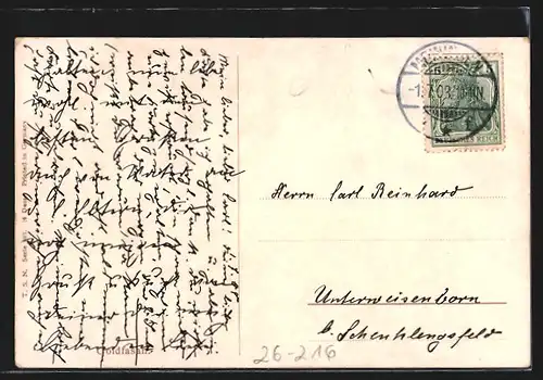 Künstler-AK Alfred Schönian: Goldfasane auf einer Wiese
