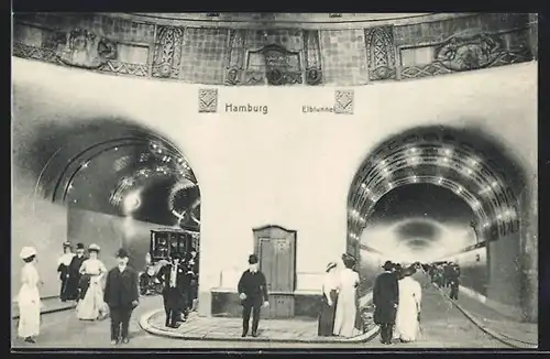 AK Hamburg-St. Pauli, Elbtunnel