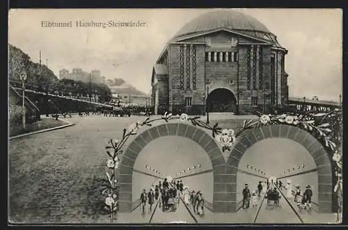 AK Hamburg-St. Pauli, Elbtunnel