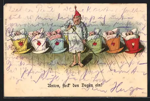 AK Anton, steck` den Degen ein!, Leidenschaftlicher Mann kann nicht genug haben