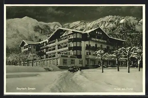 AK Bayrisch Gmain, Hotel am Forst