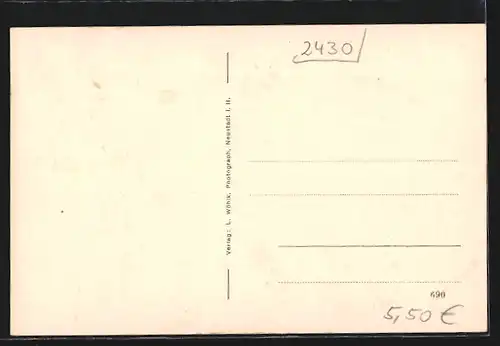 AK Neustadt, Cafe Strandhalle mit Seesteg