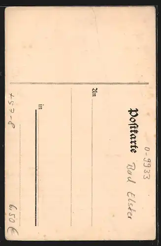 Künstler-AK Bad-Elster, Margaretentag 1911, Gedicht v. Alfred Pinther