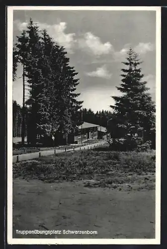 AK Schwarzenborn, Truppenübungsplatz mit Holzhäusern