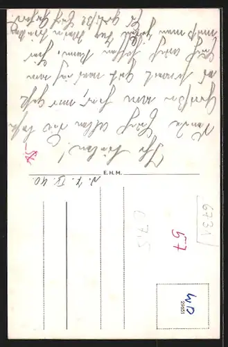 AK St. Martin, Ortspartie mit Kirche