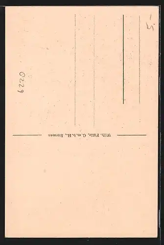 AK Assmannshausen a. Rhein, Restaurant Dichter- und Künstlerheim zur Krone, Fers von Victor von Scheffel