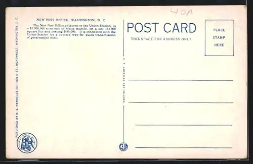 AK Washington D.C., Post Office