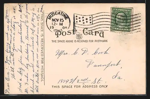 AK Muscatine, IA, US Post Office