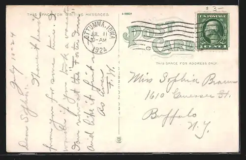 AK Ottumwa, IA, Post Office