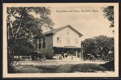 AK Brewster, MA, Post Office and Store