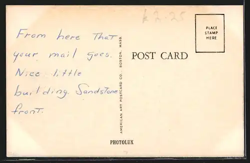 AK Ipswich, MA, Post Office