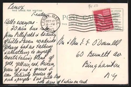 AK Lenox, MA, Town Hall & Post Office