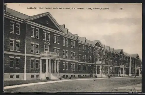 AK Fort Devens /Ayer, MA, Barracks, United States Post Office, Post Exchange