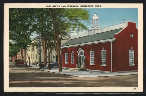 AK Nantucket, MA, United States Post Office and Atheneum