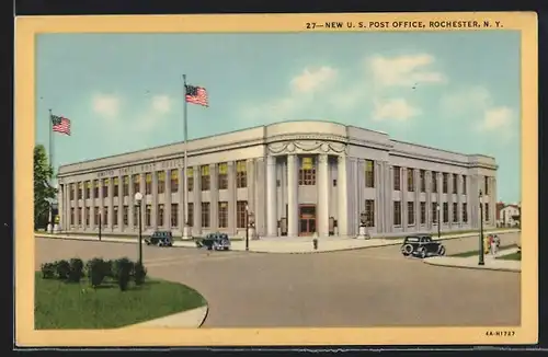 AK Rochester, NY, New United States Post Office