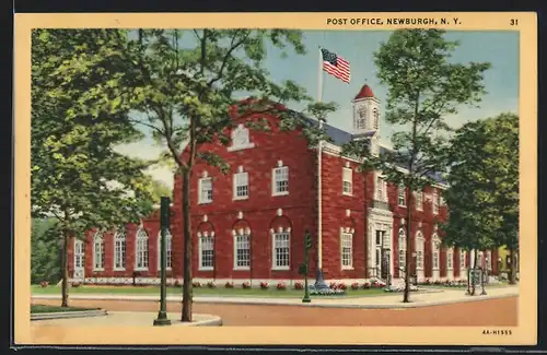 AK Newburgh, NY, United States Post Office