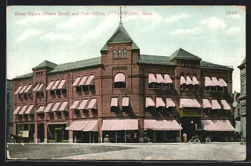 AK Attleboro, MA, Bates Opera House Block and Post Office