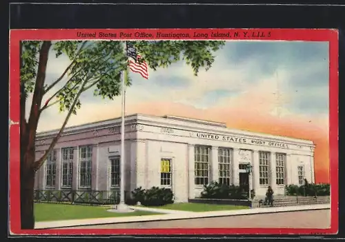 AK Huntington /Long Island, NY, United States Post Office