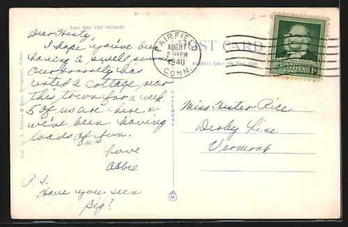 AK Fairfield, CT, United States Post Office