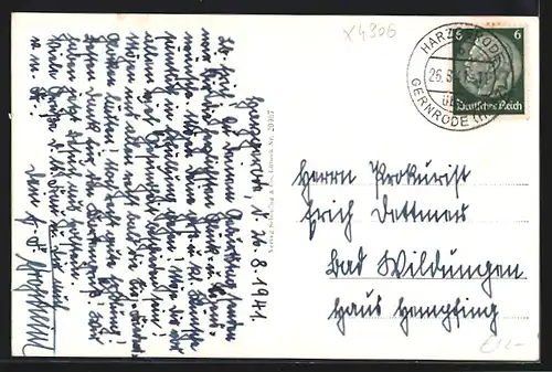 AK Harzgerode, Inneres der Kirche